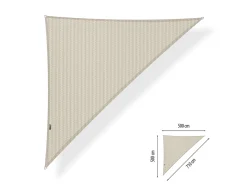 Shadow Comfort schaduwdoek driehoek 90° 500x500x710cm
