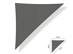 Shadow Comfort schaduwdoek driehoek 90° 500x500x710cm