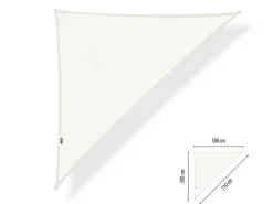 Shadow Comfort schaduwdoek driehoek 90° 500x500x710cm