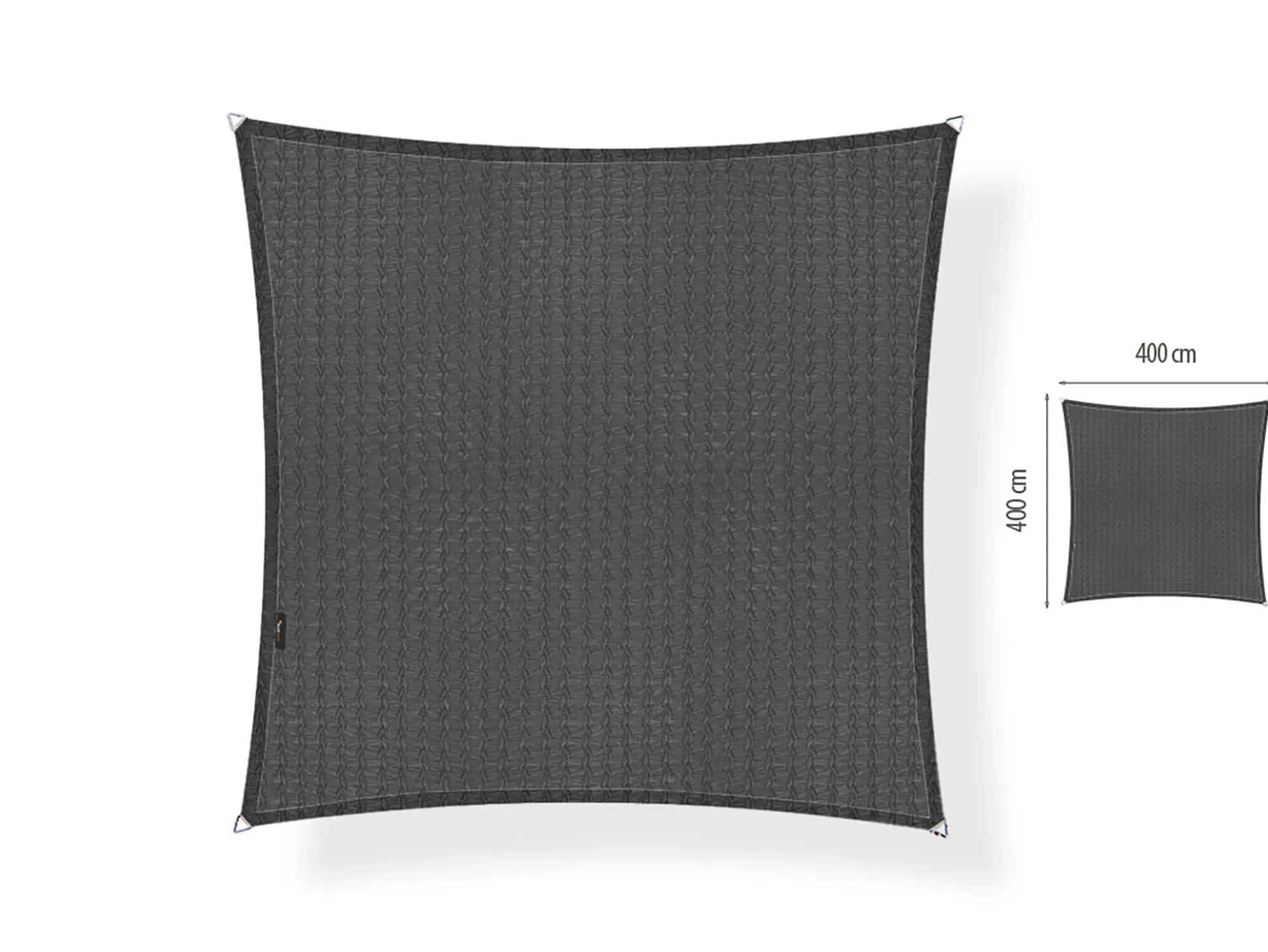 Shadow Comfort schaduwdoek vierkant 400x400cm waterdicht
