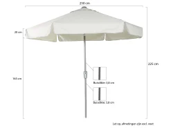 Shadowline Aruba parasol ø 250cm