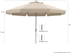 Shadowline Aruba parasol ø 350cm