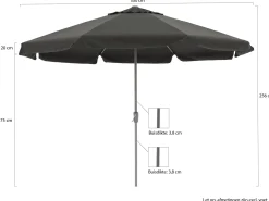 Shadowline Aruba parasol ø 350cm