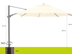 Shadowline Austin zweefparasol ø 350cm
