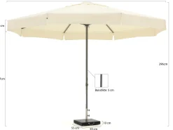 Shadowline Bonaire parasol ø 400cm