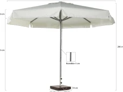 Shadowline Bonaire parasol ø 350cm
