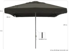 Shadowline Bonaire parasol 400x300cm