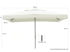 Shadowline Bonaire parasol 400x300cm