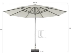 Shadowline Cuba parasol ø 400cm
