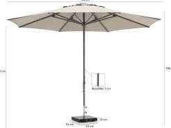 Shadowline Cuba parasol ø 400cm