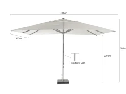 Shadowline Cuba parasol 400x300cm