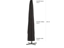 Shadowline Francisco zweefparasol 260x260cm