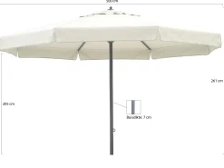 Shadowline Jamaica parasol ø 500cm