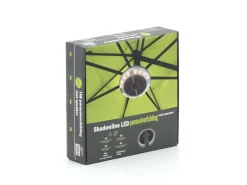 Shadowline LED parasolverlichting met speaker