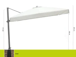 Shadowline Miami zweefparasol 300x300cm