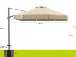 Shadowline Miami zweefparasol ø 350cm