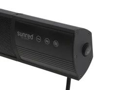 Sunred Dark muur terrasverwarmer 2500 Watt