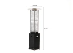 Sunred Flame Torch Gas staande terrasverwarmer