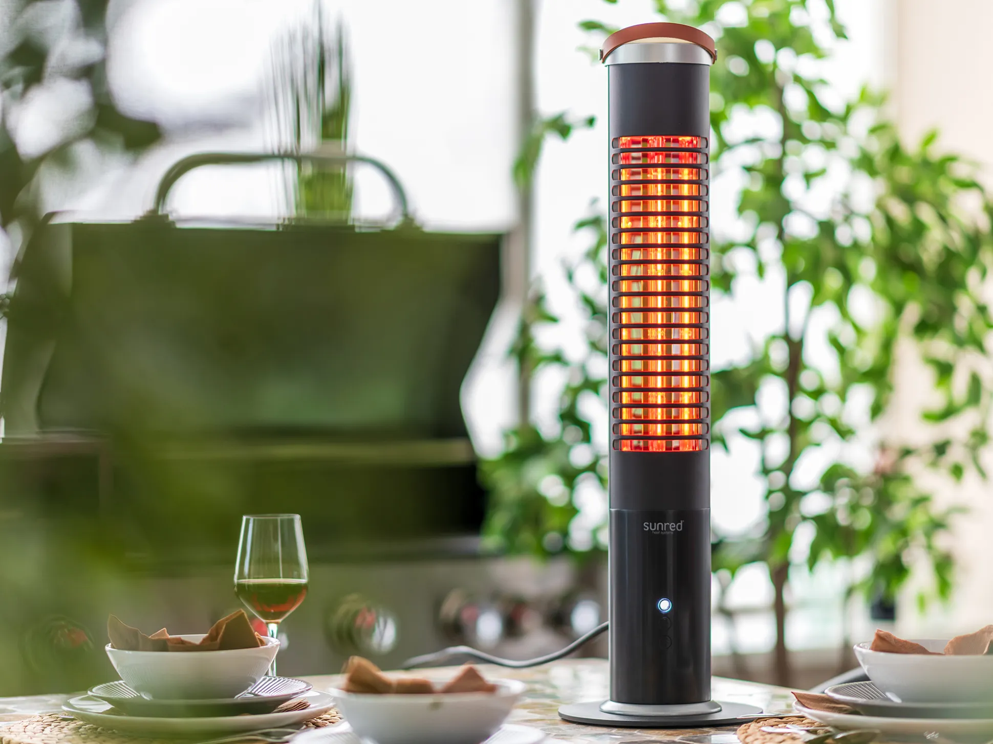 Sunred Ultra Smart Apollo staande terrasverwarmer 1200 Watt
