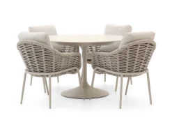 SUNS Casto/Nova ø120cm dining tuinset 5-delig