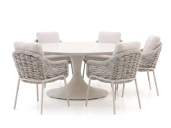 SUNS Casto/Nova ø150cm dining tuinset 6-delig