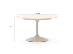 SUNS Casto/Nova ø120cm low dining tuinset 5-delig