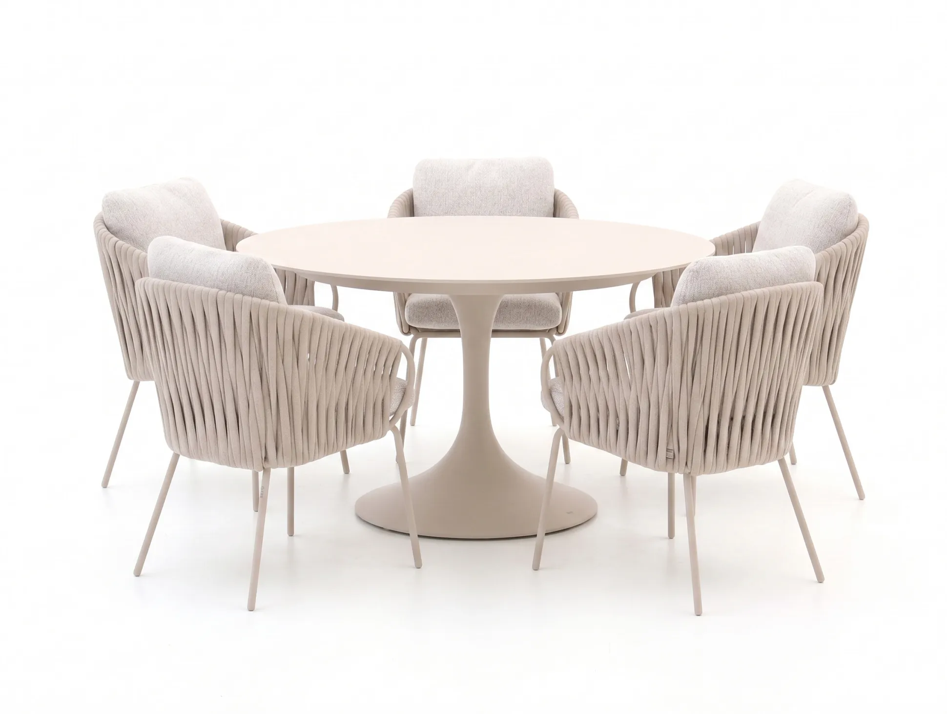 SUNS Dolce/Nova ø150cm dining tuinset 6-delig