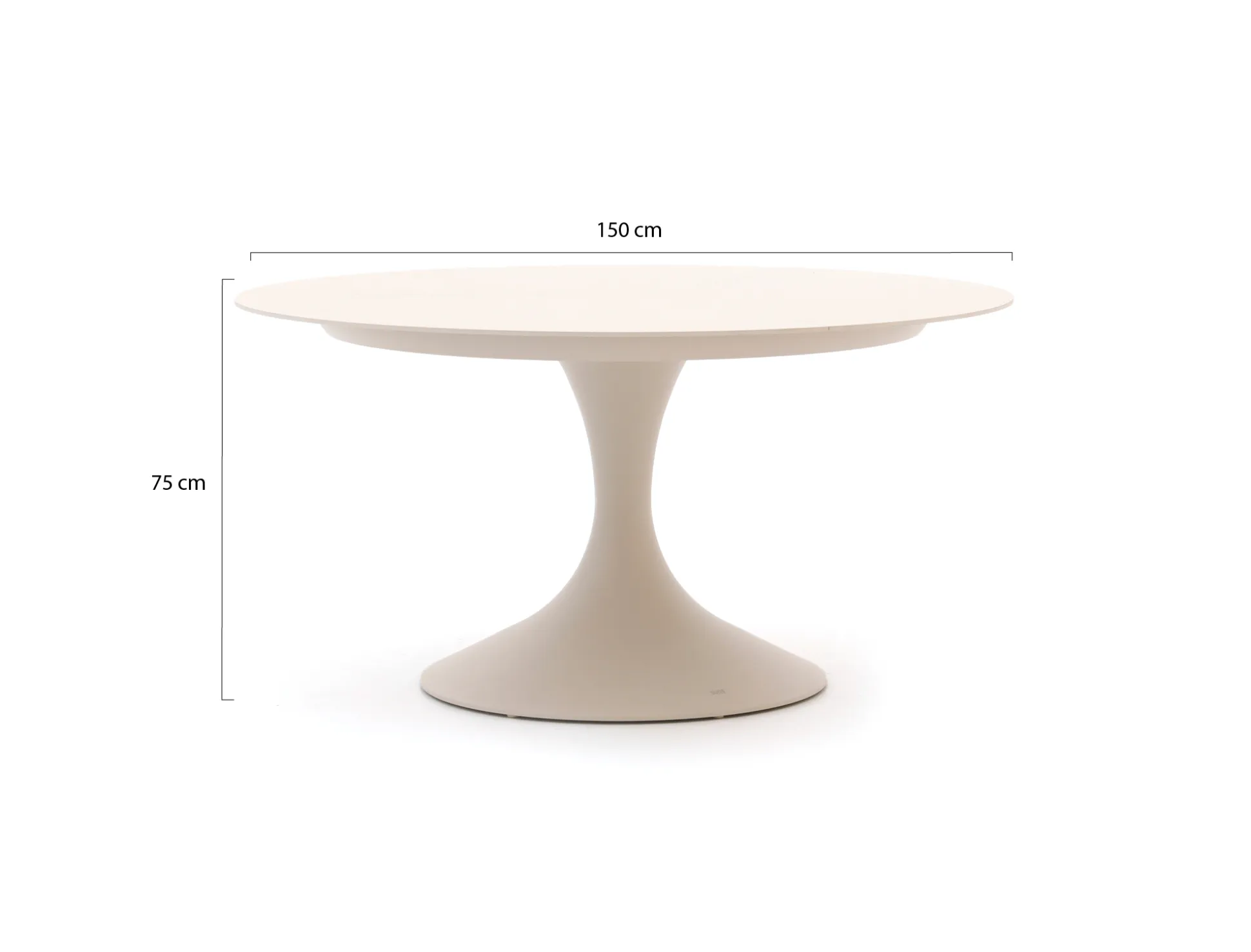 SUNS Dolce/Nova ø150cm dining tuinset 6-delig