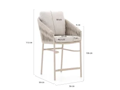 SUNS Nappa/Nova ø130cm low barset 6-delig