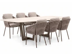 SUNS Nappa/Palermo 240cm dining tuinset 7-delig