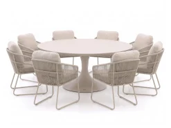 SUNS Noli/Nova ø170cm dining tuinset 9-delig