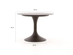 SUNS Nova low bartafel ø 130cm (h: 95cm)