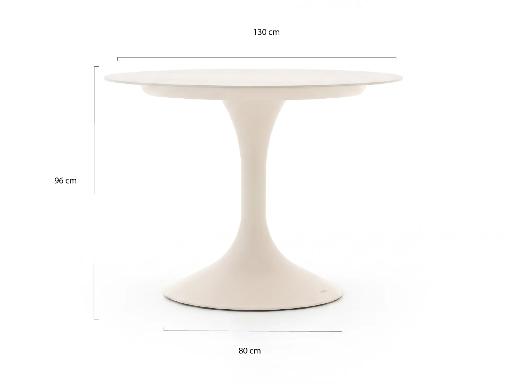 SUNS Nova low bartafel ø 130cm (h: 95cm)