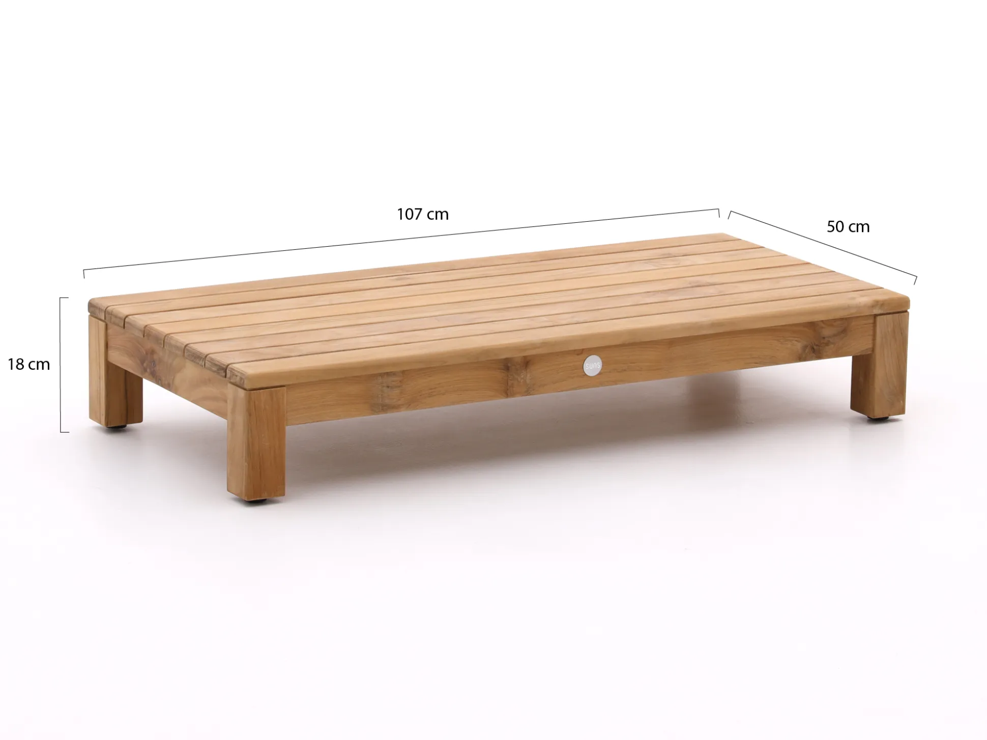 SUNS Portofino lounge tuintafel 107x50x18cm