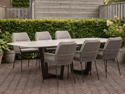 SUNS Punta/Palermo 240cm dining tuinset 7-delig