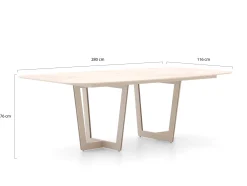 SUNS Sato/Palermo 280cm dining tuinset 7-delig