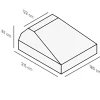 SUNS Tuinmeubelhoes D6 Blocchi lounge daybed 215x180x87cm