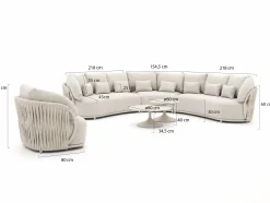 SUNS Vivaro/Nova hoek loungeset 6-delig
