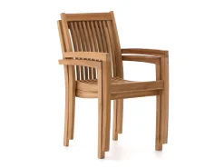 Sunyard Jakarta/Linosa 180cm dining tuinset 5-delig stapelbaar