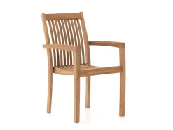 Sunyard Jakarta/Liverpool 160cm dining tuinset 5-delig stapelbaar