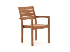 Sunyard Liverpool 90cm dining tuinset 5-delig stapelbaar