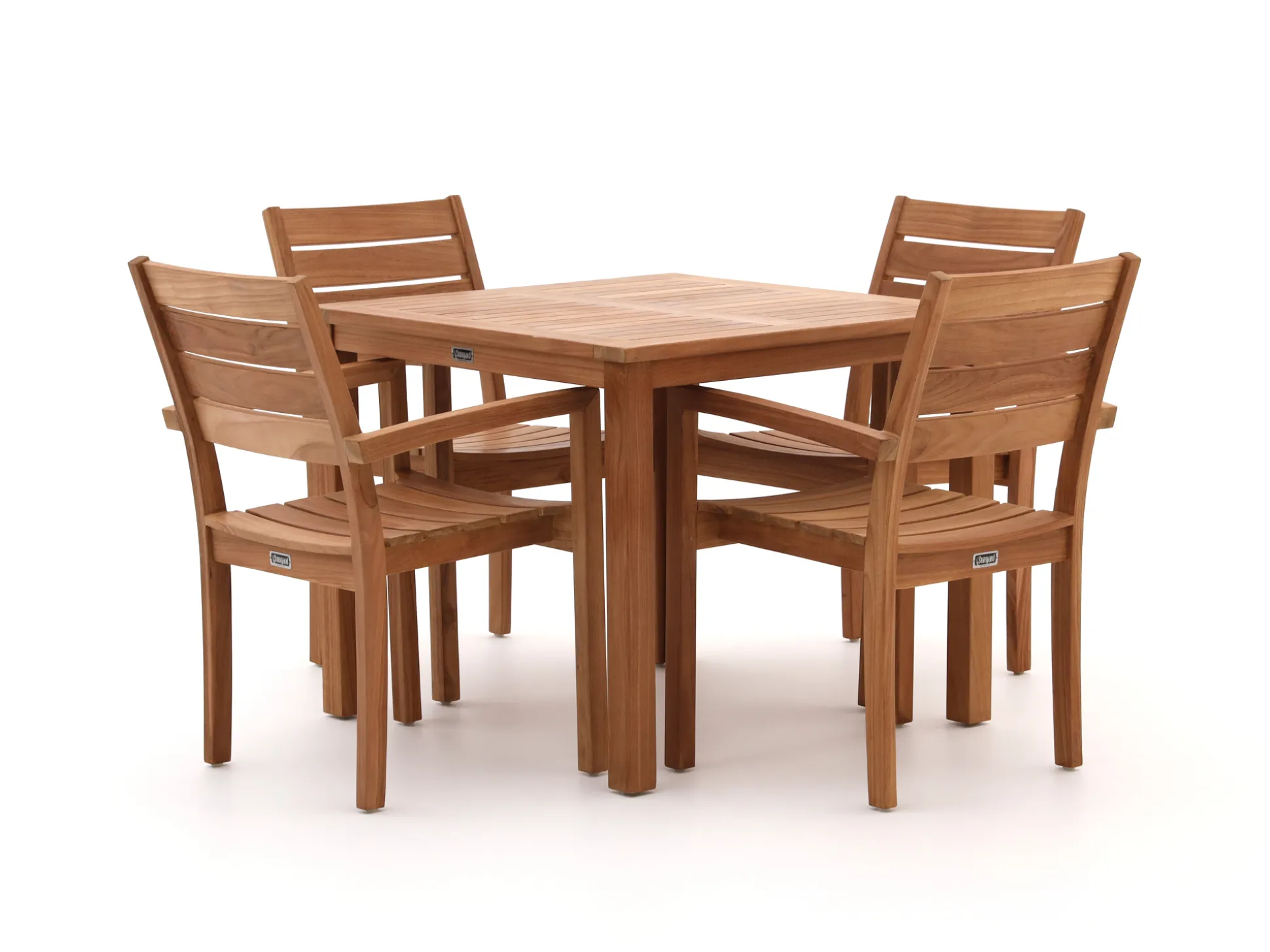 Sunyard Liverpool 90cm dining tuinset 5-delig stapelbaar