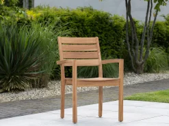 Sunyard Liverpool 90cm dining tuinset 5-delig stapelbaar