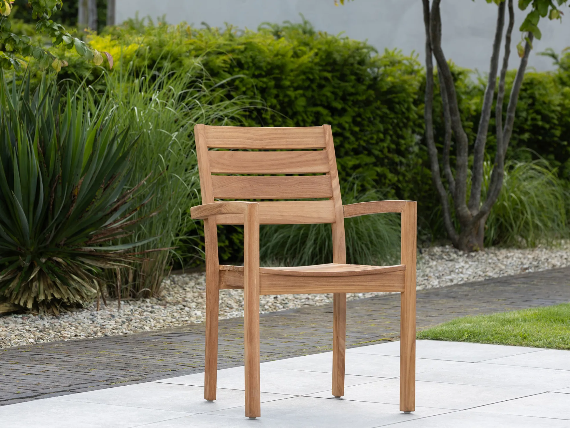 Sunyard Liverpool 90cm dining tuinset 5-delig stapelbaar