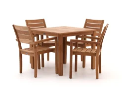 Sunyard Liverpool 90cm dining tuinset 5-delig stapelbaar