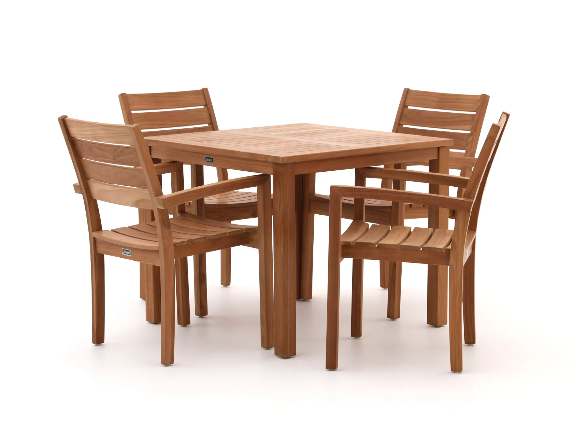 Sunyard Liverpool 90cm dining tuinset 5-delig stapelbaar