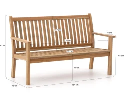 Sunyard Oxford tuinbank 150cm