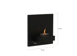Tenderflame Square 90 wandhaard 45x45x23cm