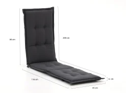Tex Style tuinkussens voor deckchair 195x45cm