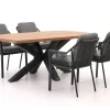Tierra Outdoor Liv/Induno Deens Ovaal 180cm dining tuinset 5-delig stapelbaar